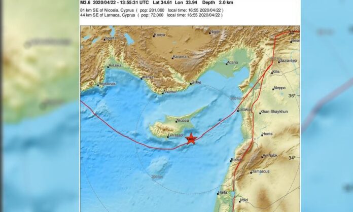 σεισμός Κύπρος