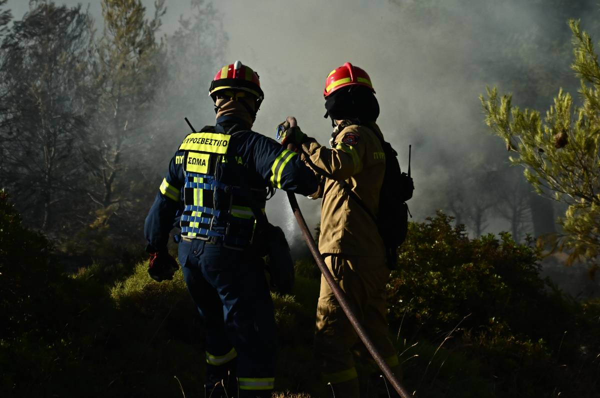 Φωτιά στην Κορινθία Σε Εξέλιξη Με Ενισχυμένες Πυροσβεστικές Δυνάμεις